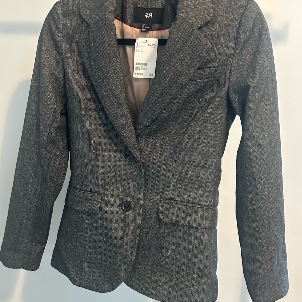 NWT H&M Women's Gray Blazer